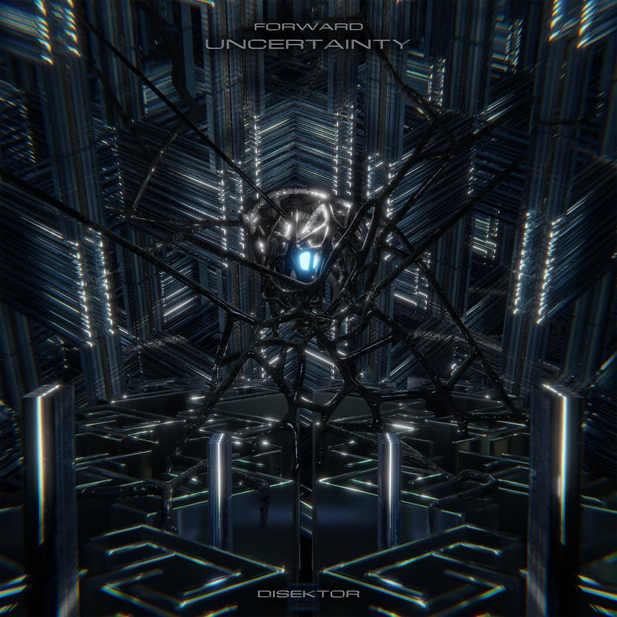 Forward Uncertainty album cover art, artwork by Misfit